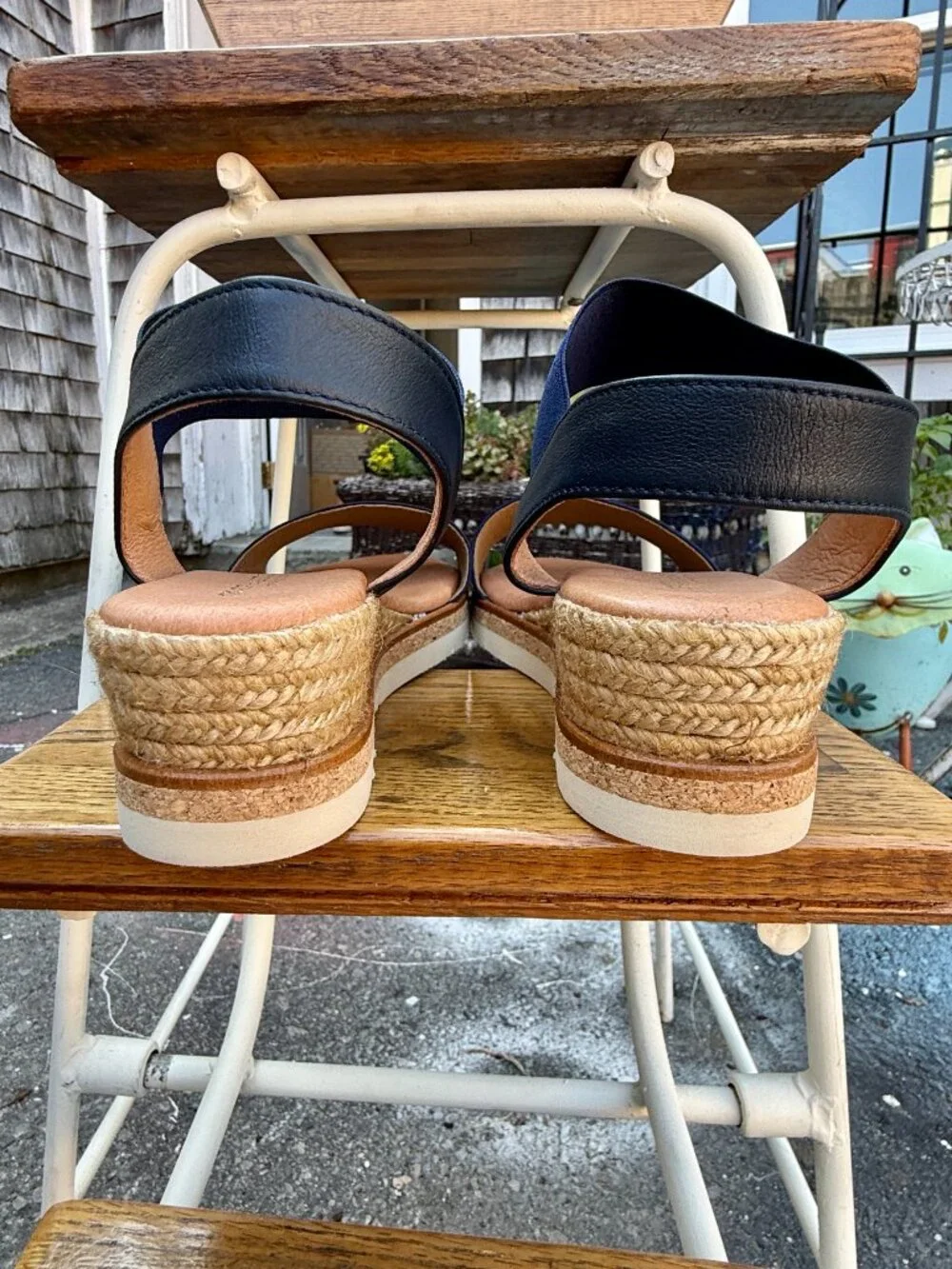 Andre Assous Neveah Espadrille Wedge Sandal (size US 7.5/EU 38)